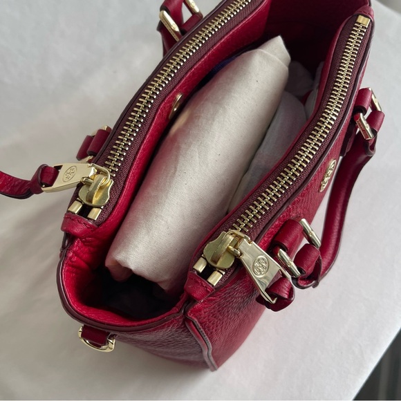 Tory Birch Robinson Pebbled Mini Square Tote - Picture 6 of 14